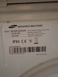 Пральна машинка Samsung WF60F4EON2W