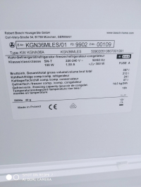 Новий холодильник BOSCH KGN36MLES/01