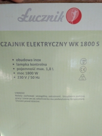 Новий чайник Lucznik WK1800
