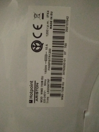 Пральна машина Hotpoint Ariston wmb722b