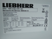 Морозильна камера Liebherr ggu1550 з нержавіючої сталі