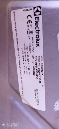 Газова поверхня Elektrolux KGG 6407K