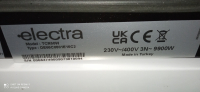 Нова керамічна плитка з електродуховкою Elektra TCR60 W